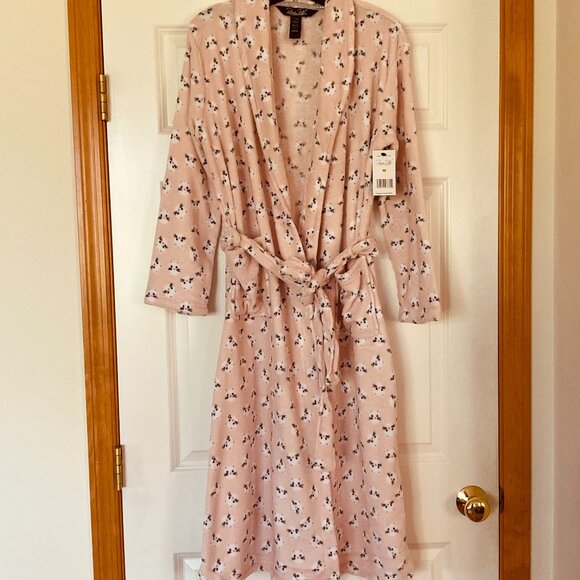 RENE ROFE Women's Plush Kitty Bathrobe NWT Size L - Picture 2 of 9